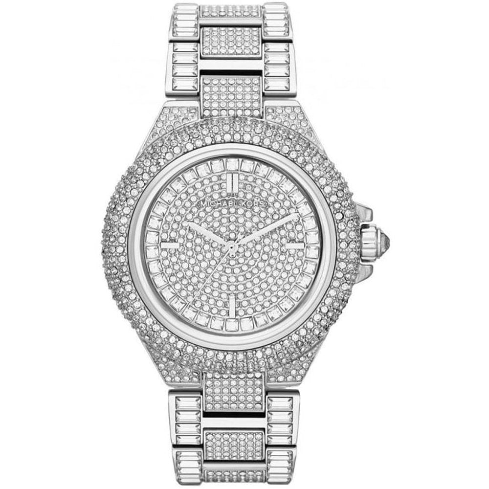 Kristallbesetzte Glitz-Armbanduhr