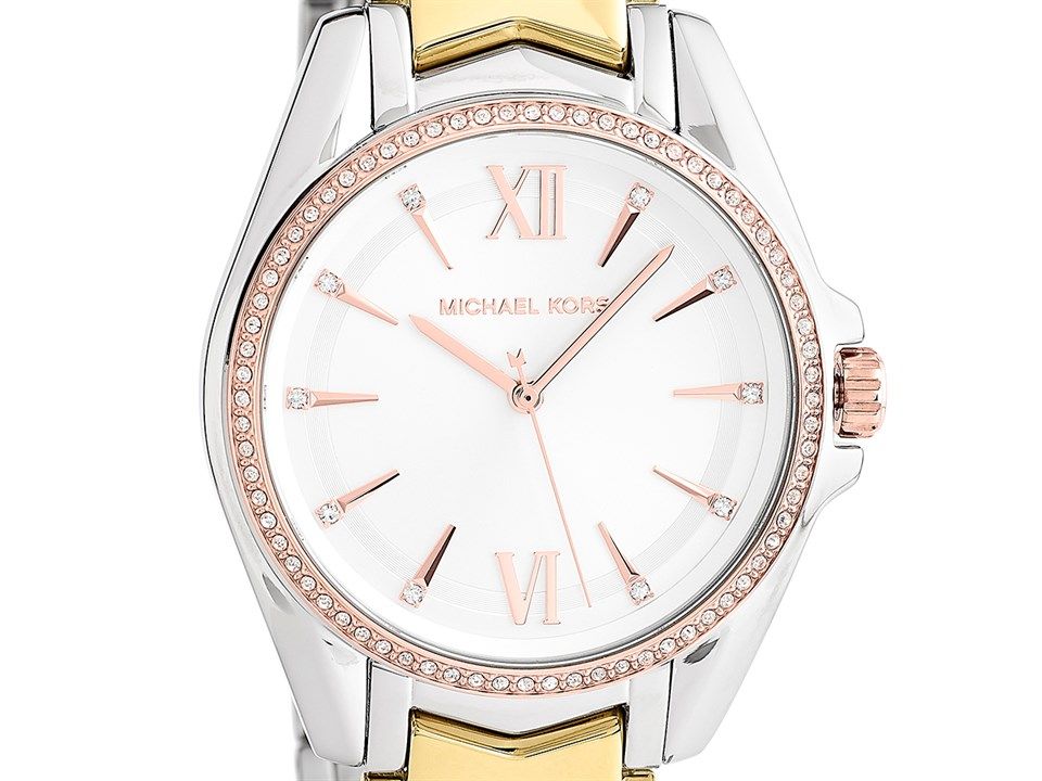 Whitney Dreifarbige Armbanduhr mit Kristallen