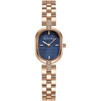 Elegante ovale Perlmutt-Armbanduhr