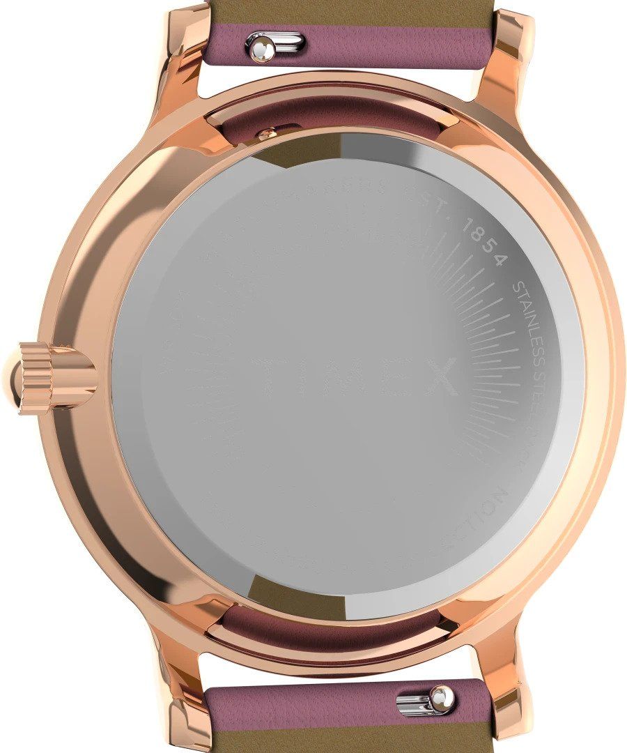 Elegante Armbanduhr mit Sonnenschliff-Zifferblatt