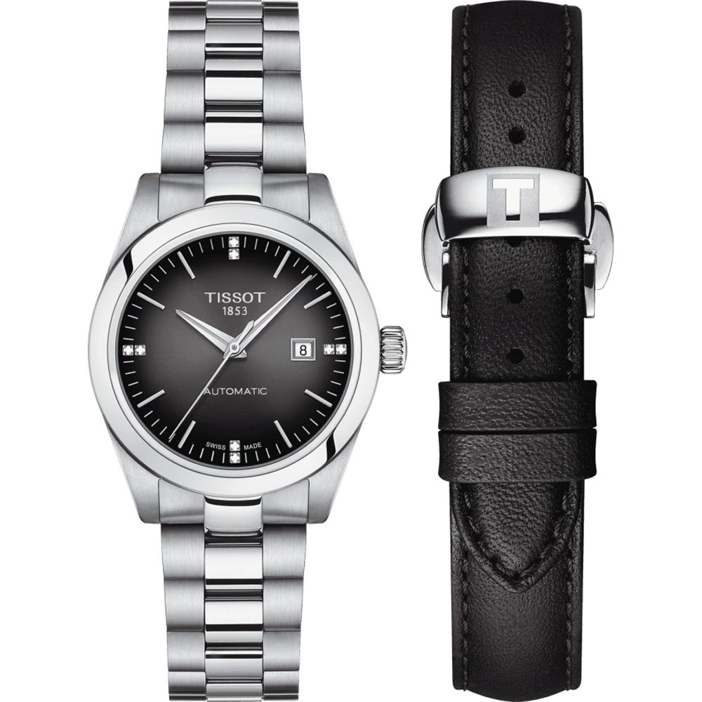 Elegante Automatik-Uhr mit Wechselarmbändern