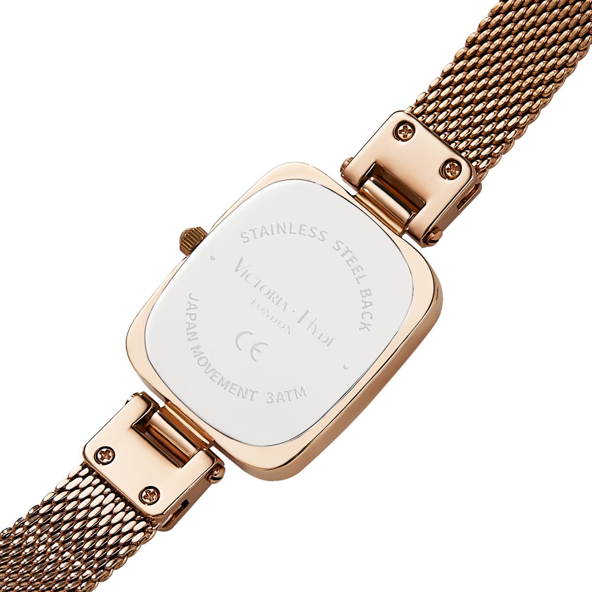 Klassische Armbanduhr mit Mesh-Band