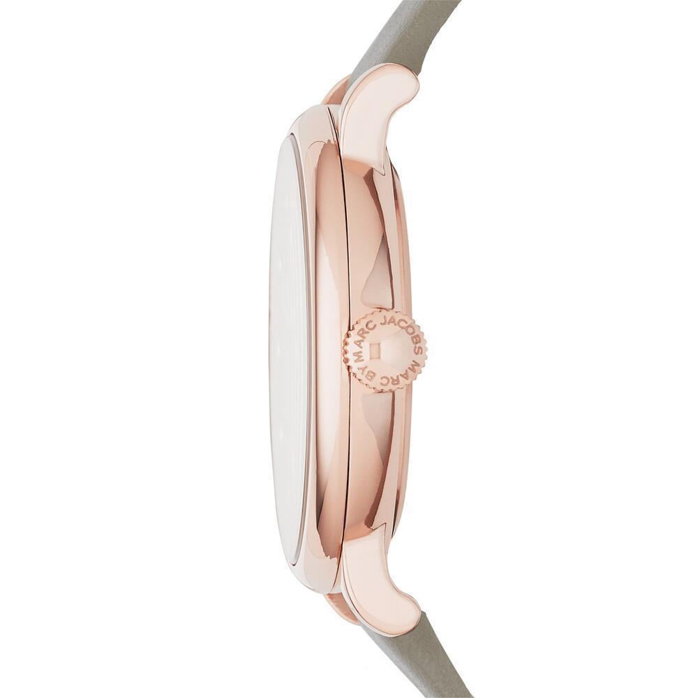 Elegante Analog-Armbanduhr mit Lederarmband