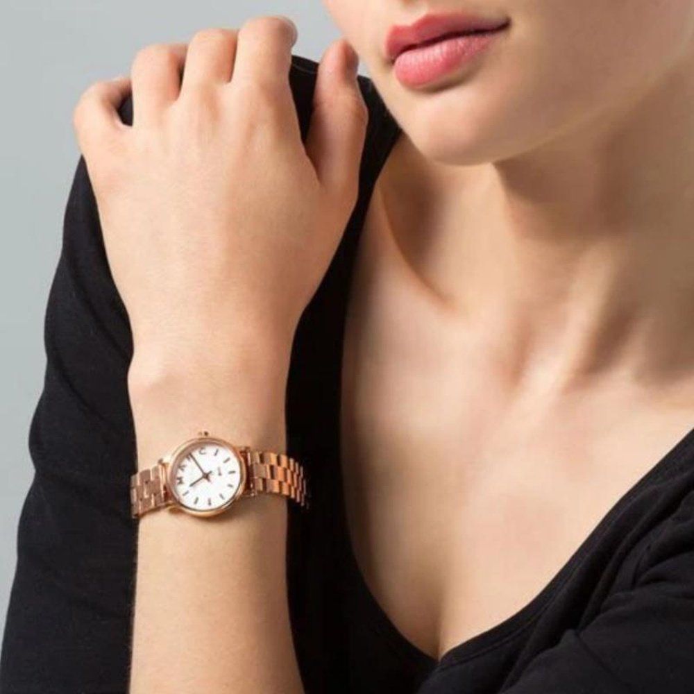 Eleganter Zeitmesser mit Gliederarmband