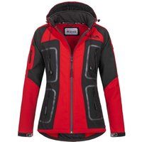 Funktionale Outdoor-Softshelljacke mit Kapuze