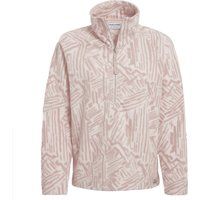 Fleece-Oberteil mit abstraktem Grafikdruck