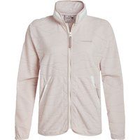Strukturierte Fleecejacke mit Reißverschluss