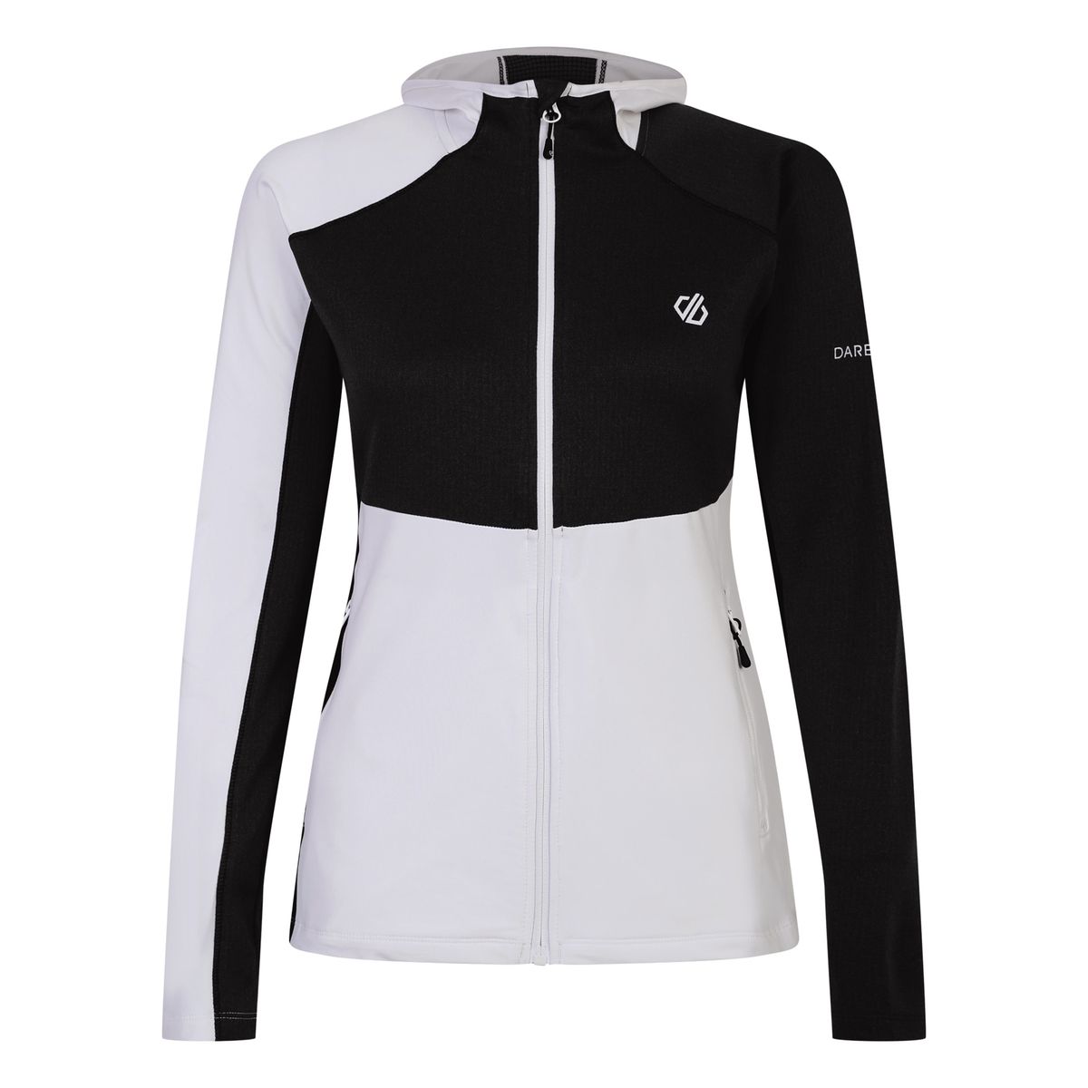 Kapuzen-Midlayer-Jacke im Color-Block-Design