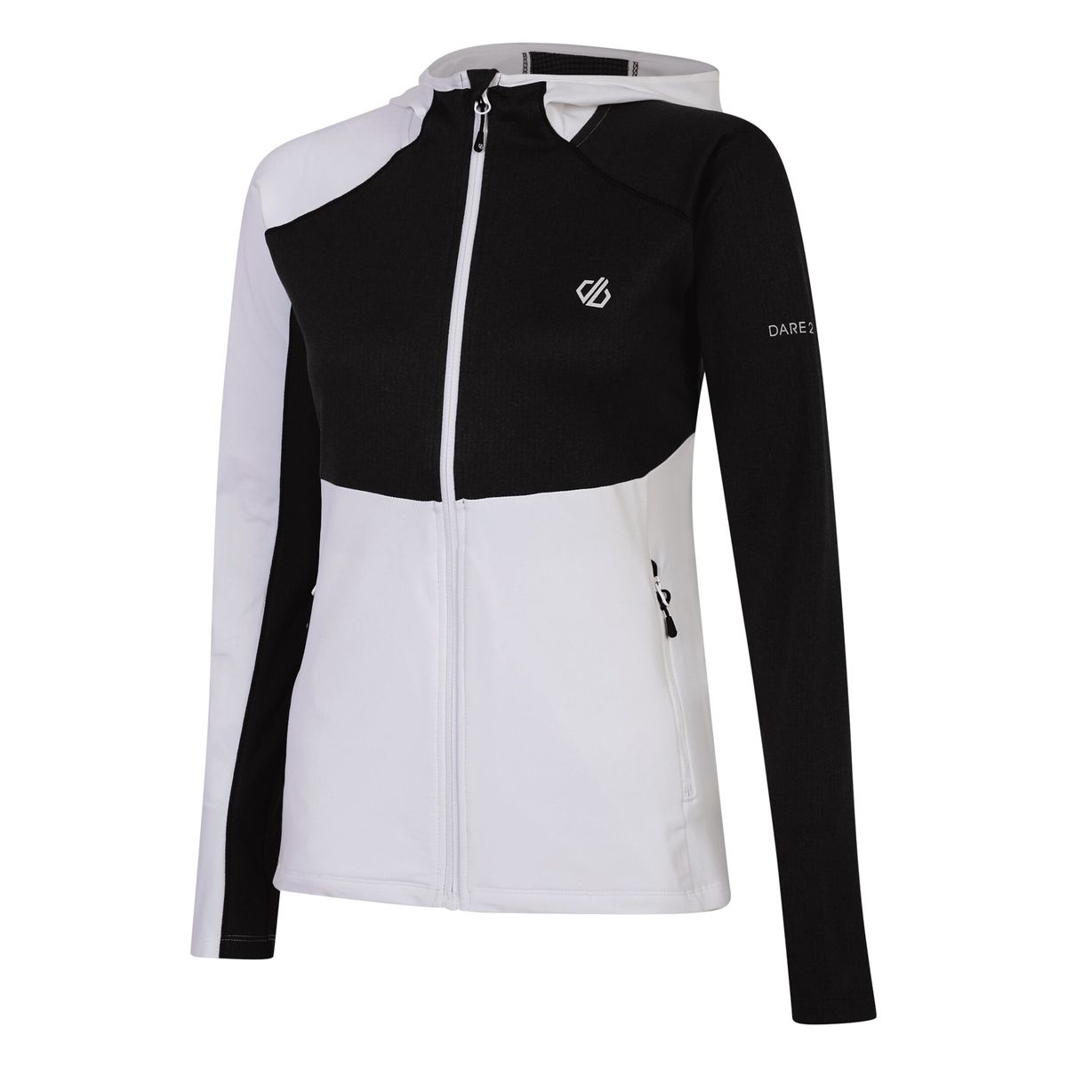 Kapuzen-Midlayer-Jacke im Color-Block-Design