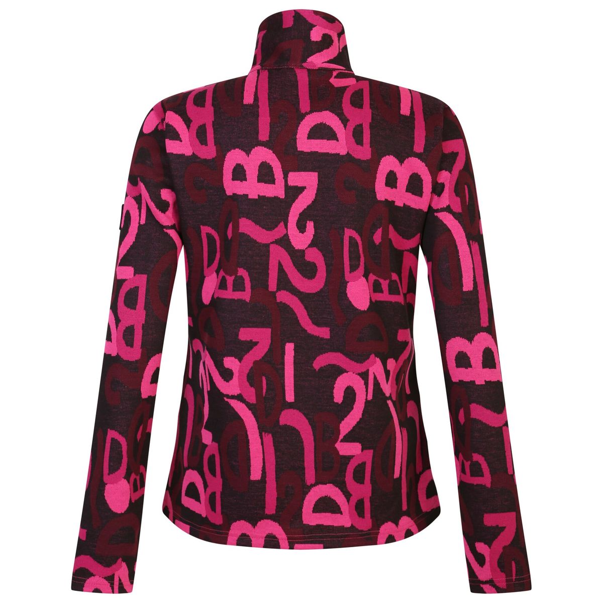 Thermal-Midlayer-Jacke mit Graffiti-Print