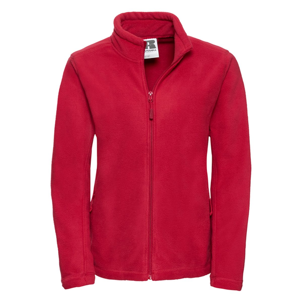 Klassische Fleecejacke mit Reißverschluss