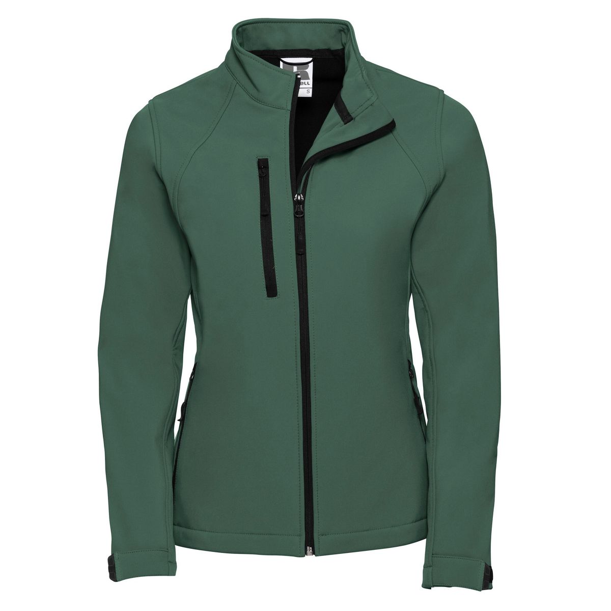Körpernah geschnittene atmungsaktive Softshelljacke