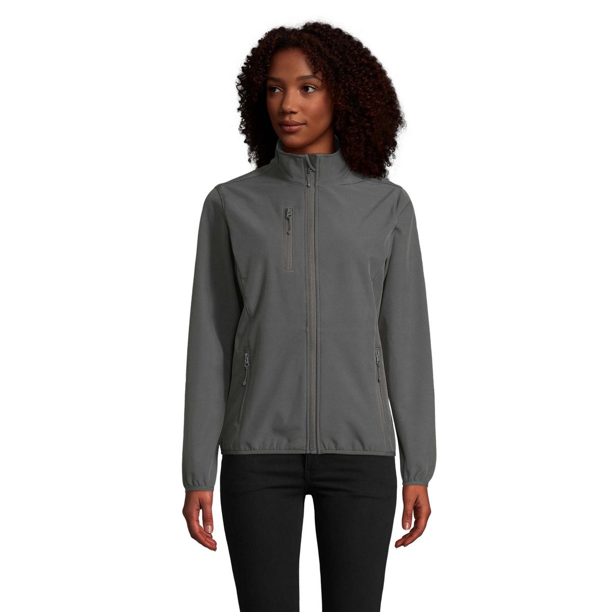 Funktionale Softshelljacke mit Taschen