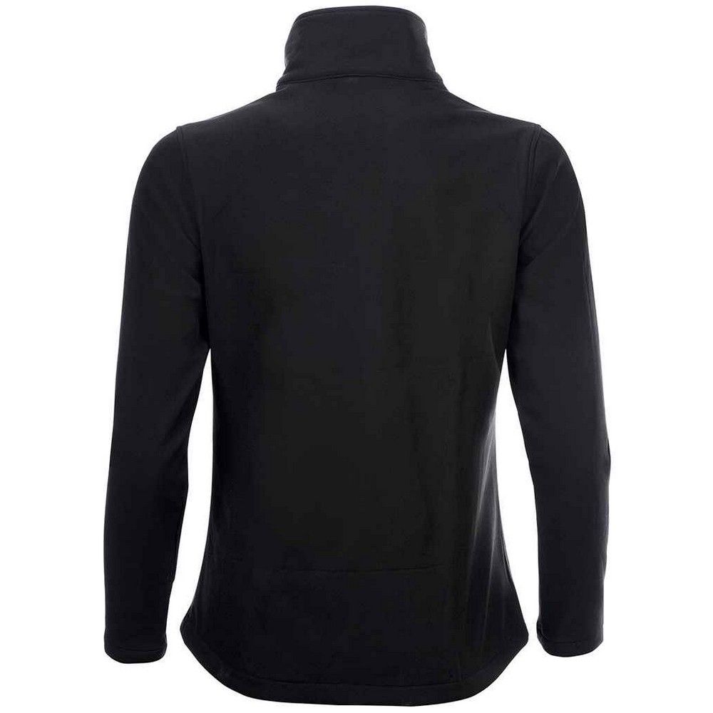 Softshelljacke mit durchgehendem Reißverschluss