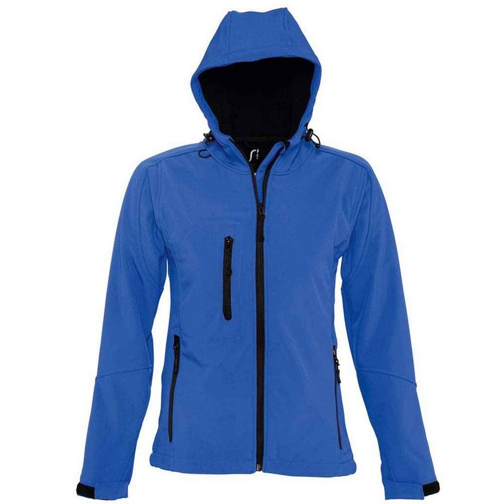Wasserfeste Softshell-Kapuzenjacke