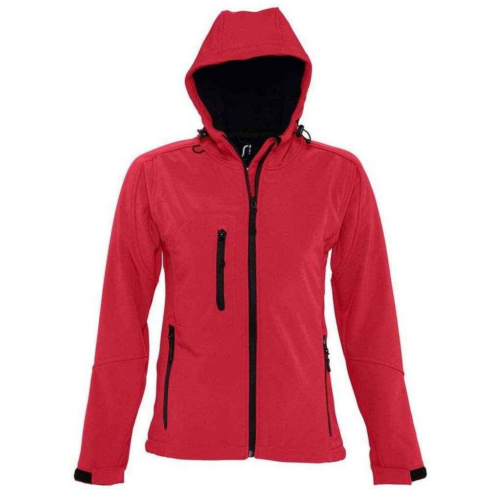 Funktionale Wetterfeste Softshell-Kapuzenjacke