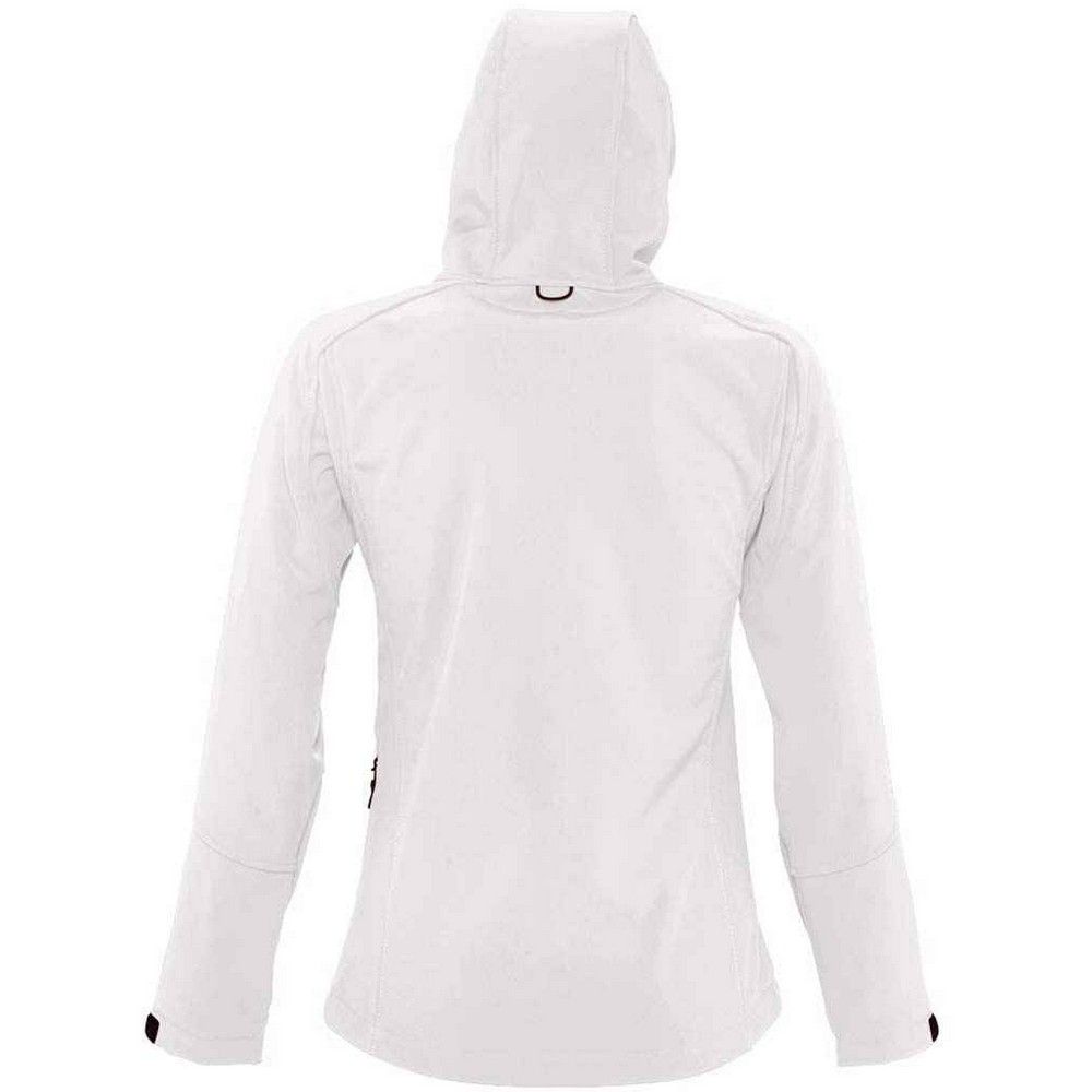 Wasserfeste Softshell-Funktionsjacke mit Kapuze