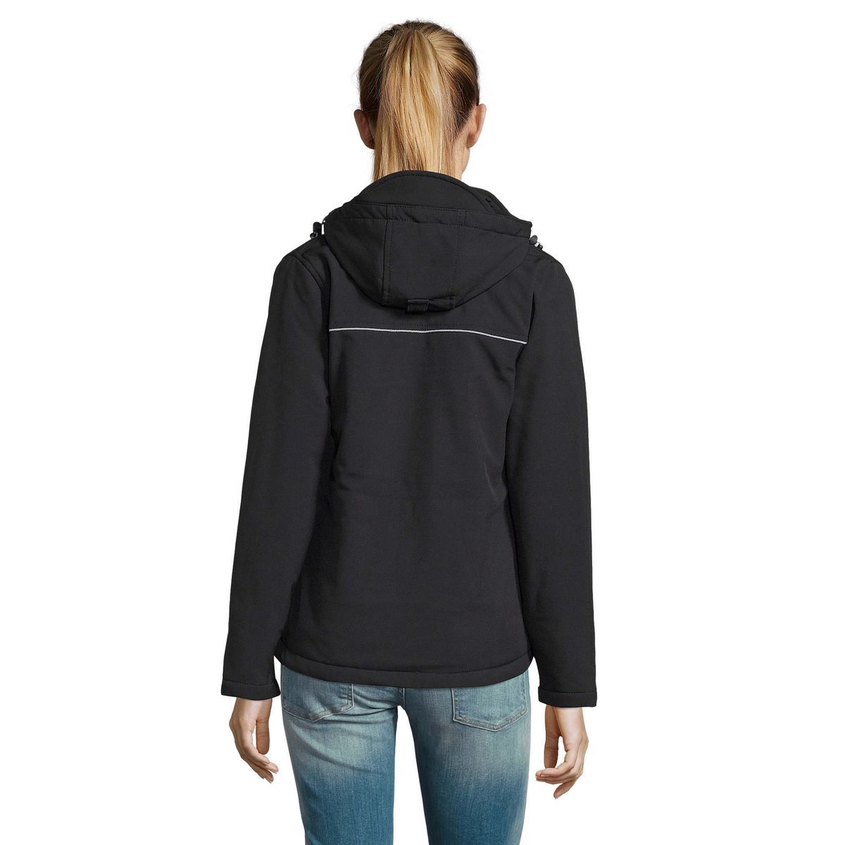 Wattierte Softshell Outdoorjacke