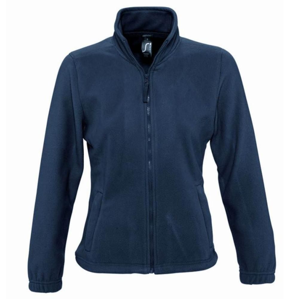 Taillierte Fleecejacke mit Reißverschluss