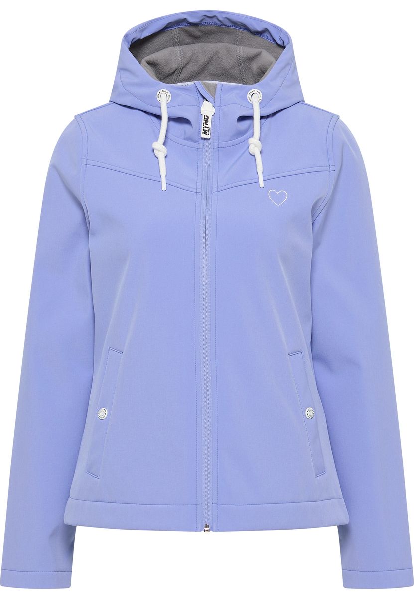 Sportliche Softshell-Jacke mit Kapuze