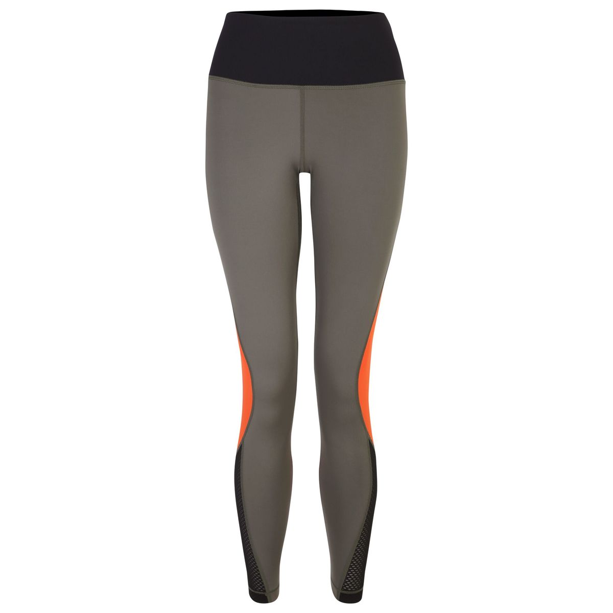 Hoch taillierte Sport-Leggings mit Mesh-Einsätzen