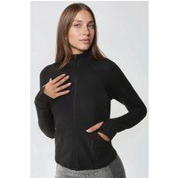Figurbetonte Performance-Jacke mit Reißverschluss