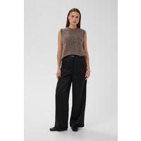 Weite Faltenhose mit Gürtel