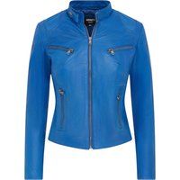 Slim-Fit Nappa-Leder Bikerjacke