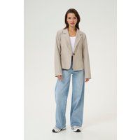 Einreihiger Blazer mit Nadelstreifen