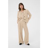 Lockerer Einreihiger Blazer mit Streifen