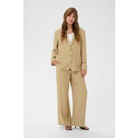 Locker geschnittener strukturierter Blazer mit Revers