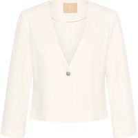 Taillierter Blazer mit V-Ausschnitt