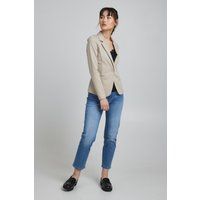 Taillierter Einreihiger Blazer mit Revers