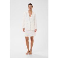 Strukturierter Loose-Fit Fransen-Blazer