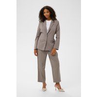 Taillierter Nadelstreifen-Blazer mit Gürtel