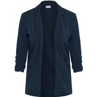 Offener Blazer mit gerafften Ärmeln
