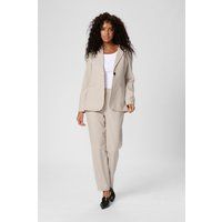 Klassischer Ein-Knopf-Blazer mit Revers