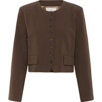 Eleganter Kurzblazer mit Rundhalsausschnitt