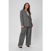 Oversized Nadelstreifen-Blazer mit einem Knopf