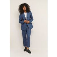 Taillierter Strukturierter Slim-Fit Blazer