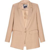 Übergroßer Einknopf-Blazer mit Revers