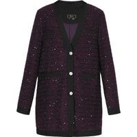 Eleganter Bouclé-Blazer mit Pailletten