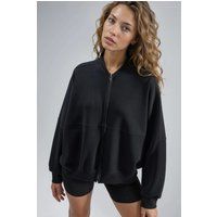 Lässige Modal-Bomberjacke mit Reißverschluss
