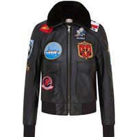 Top Gun Leder-Fliegerjacke