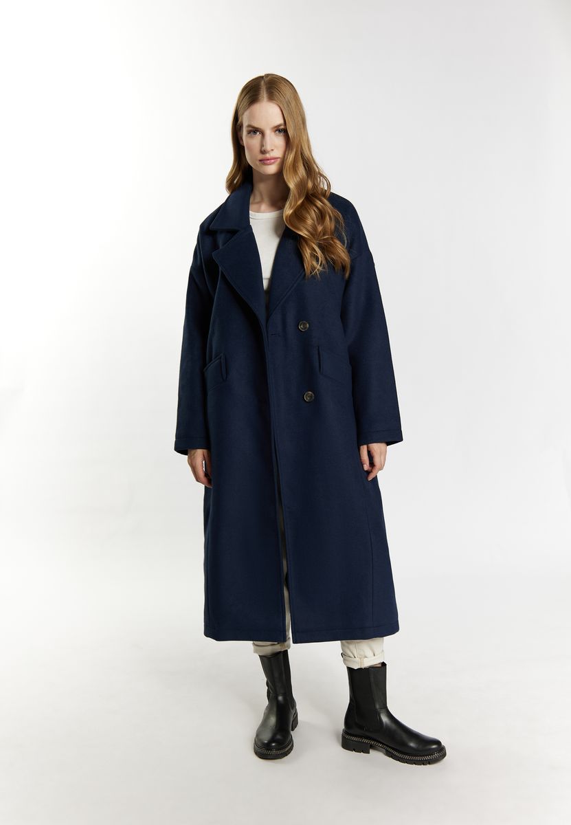 Oversize-Mantel aus Wollgemisch