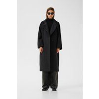 Oversized Wollmischung-Langmantel