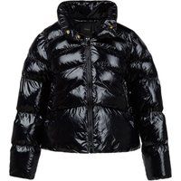Glänzende gesteppte Pufferjacke