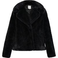 Elegante Kunstpelzjacke mit breitem Revers