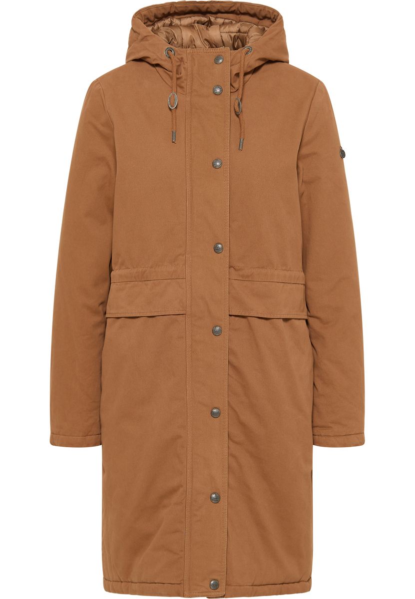 Wattierter Vintage-Parka mit Kapuze