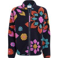 Catalina Fleecejacke mit Blumen-Jacquardmuster